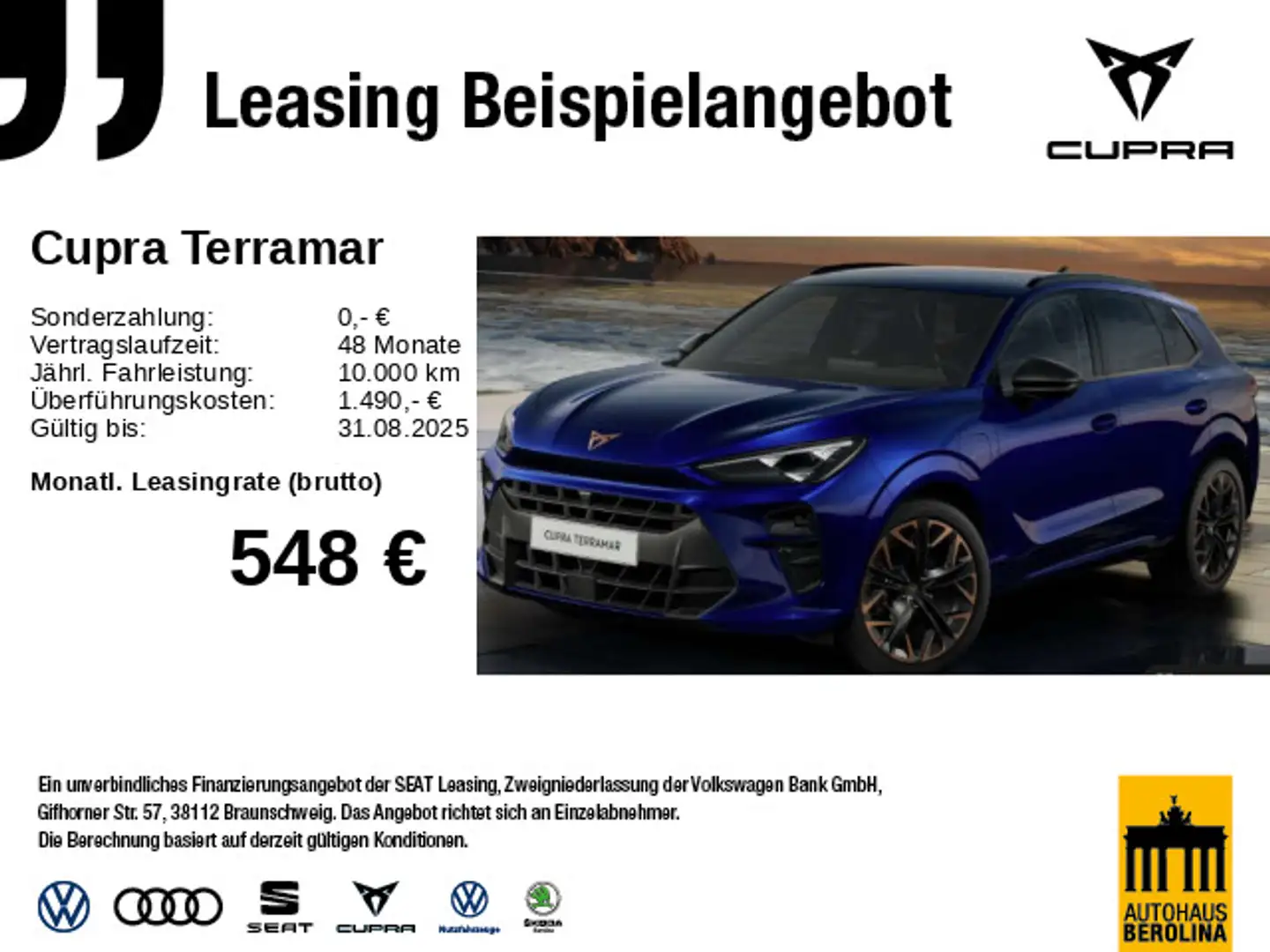 CUPRA Terramar 1.5 e-Hybrid VZ DSG *MATRIX*SENNHEISER* Blau - 1