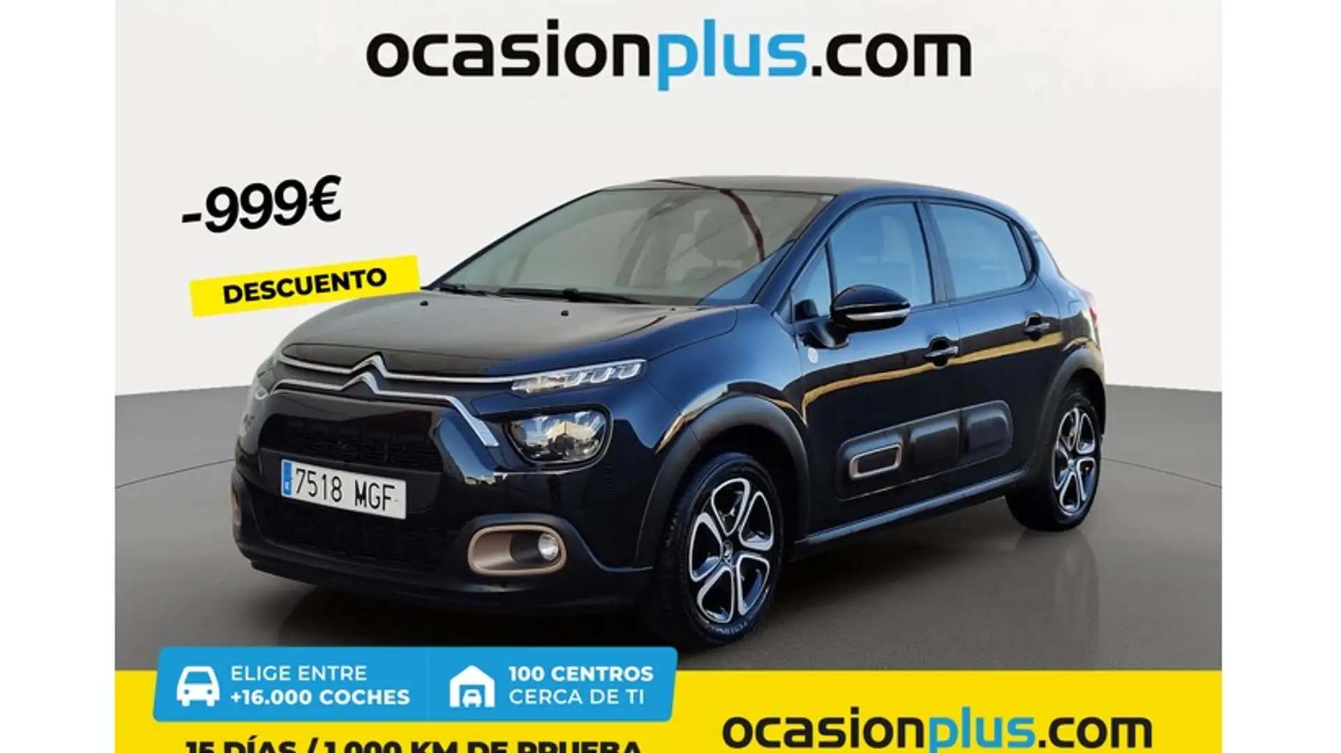 Citroen C3 1.2 PureTech S&S C-Series 83 Zwart - 1