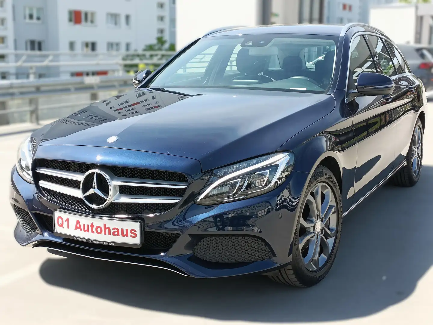 Mercedes-Benz C 180 T AVANTGARDE LED+/EL-HKLAPPE/SIHZ/PARKASSIST+/TEMP Bleu - 1