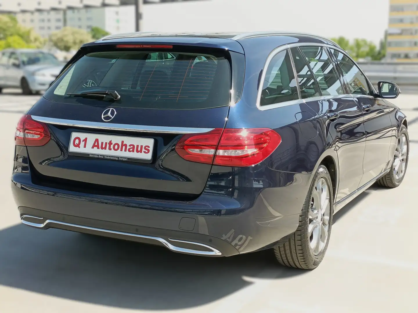 Mercedes-Benz C 180 T AVANTGARDE LED+/EL-HKLAPPE/SIHZ/PARKASSIST+/TEMP Bleu - 2