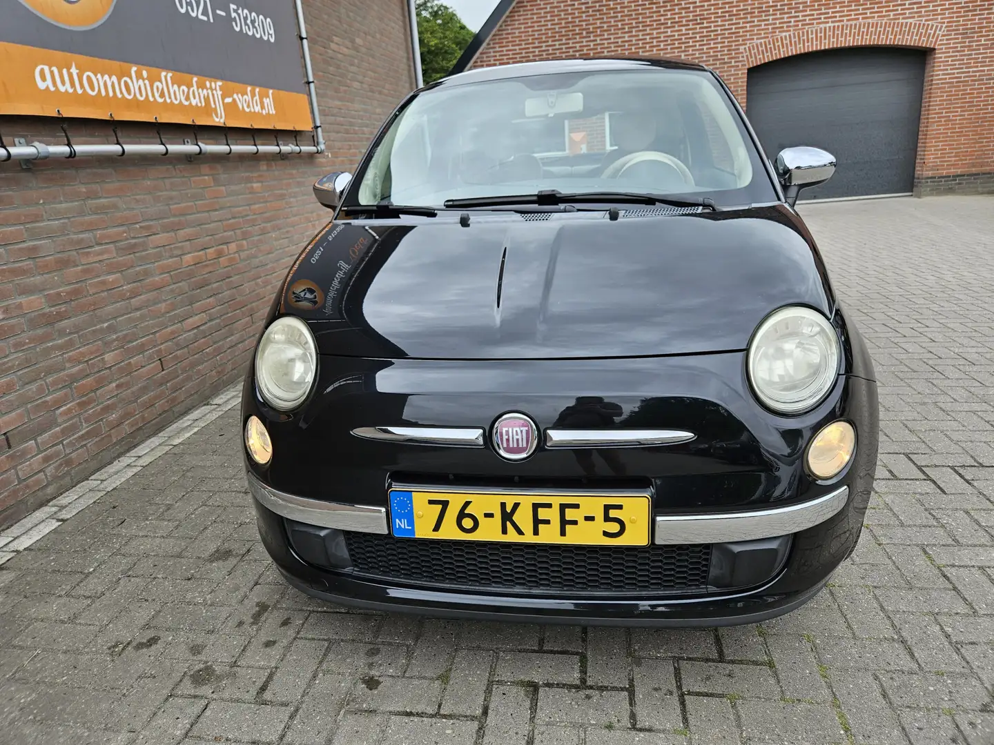 Fiat 500 1.2 Lounge Zwart - 2