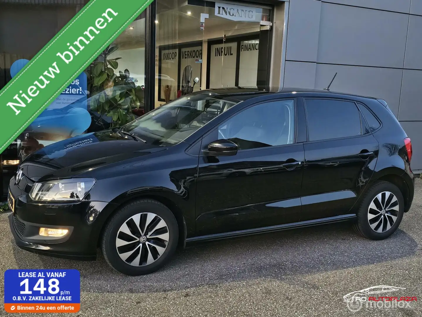 Volkswagen Polo 1.0 TSI BlueMotion Camera/Stoelverwarming/Subwoofe Zwart - 1