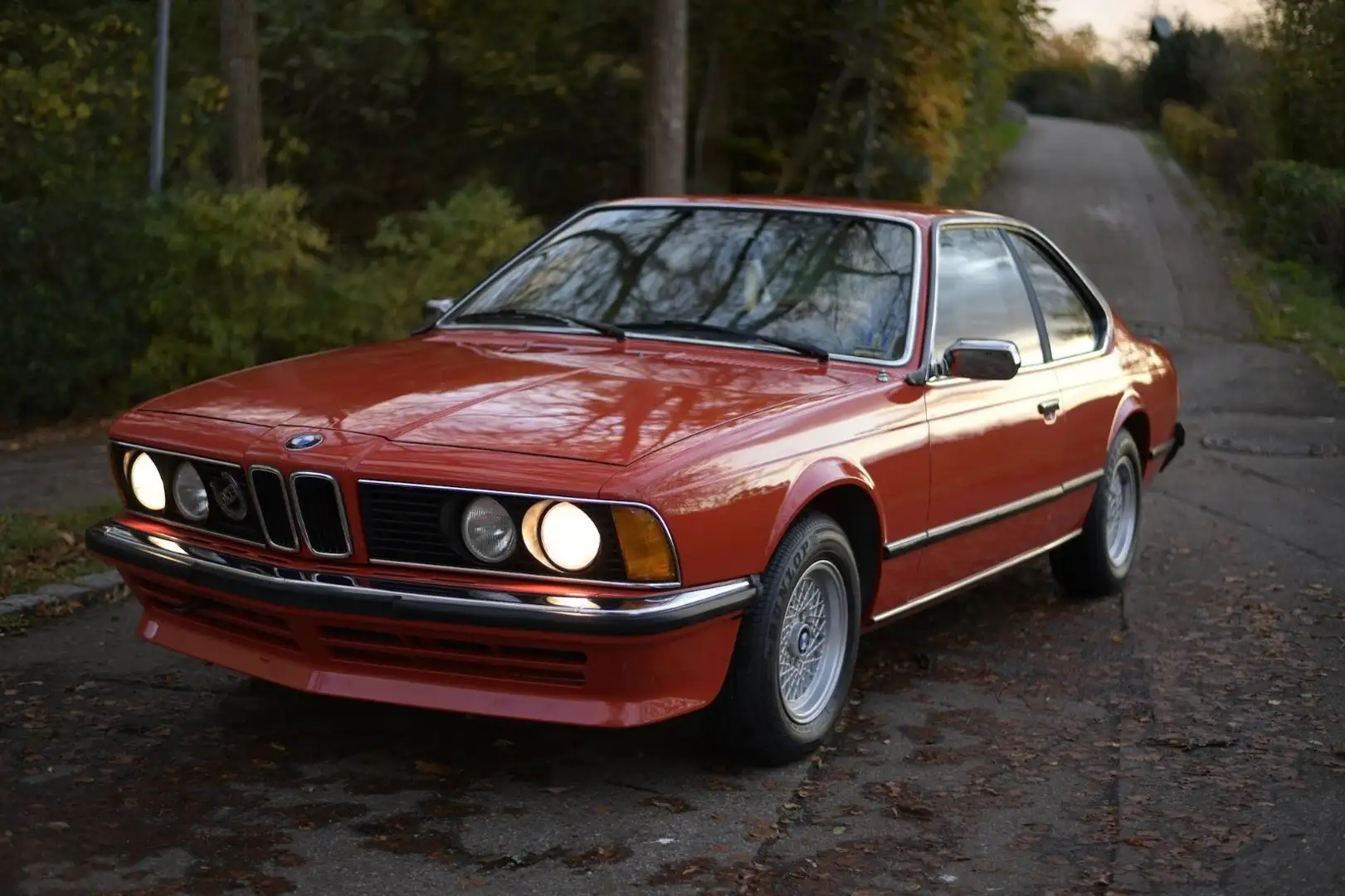 BMW 635 CSI/Deutsches Fahrzeug/1. Besitz/ Kırmızı - 1