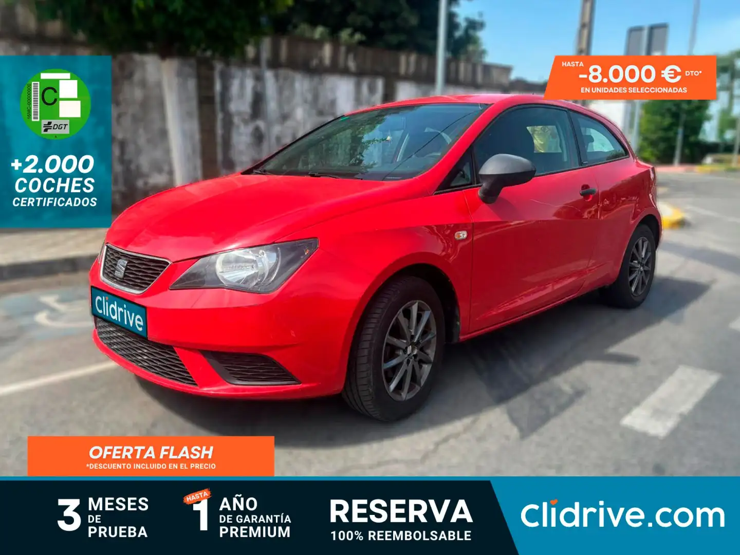 SEAT Ibiza SC 1.2 Tsi Style 85 Rojo - 1