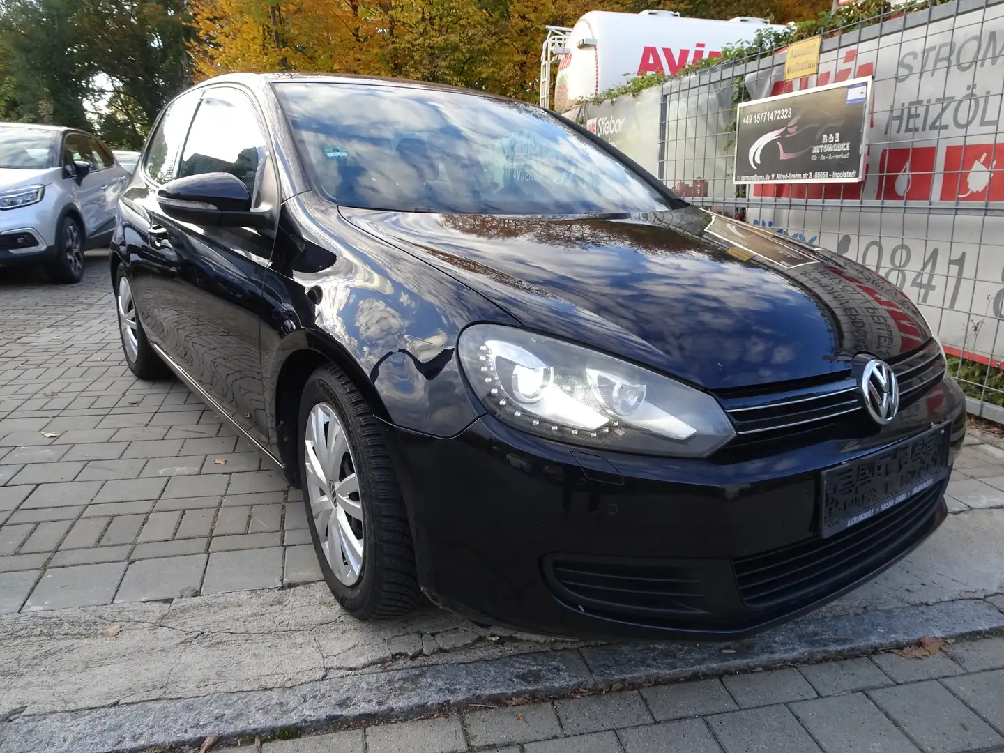 Volkswagen Golf Comfortline-xenon-LED-2xPDC-SHZ-Klima-tüv 27. Schwarz - 2