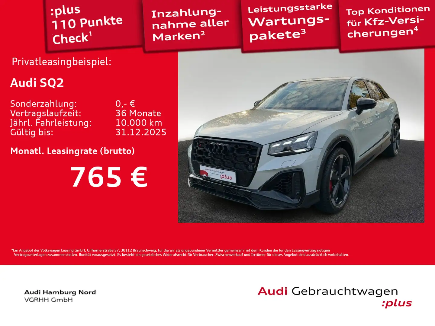 Audi SQ2 2.0 TFSI quattro S tronic Navi ACC CarPlay Argintiu - 1