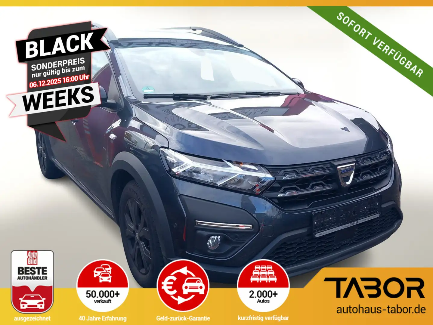 Dacia Jogger TCe 100 ECO-G Extreme+ Nav PDC SHZ Temp Grau - 1