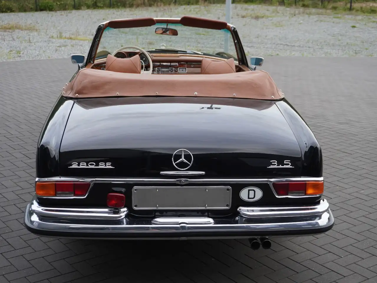 Mercedes-Benz 280 SE 3,5 Cabrio orig.o4o Schwarz HH-Ausl., foto 4