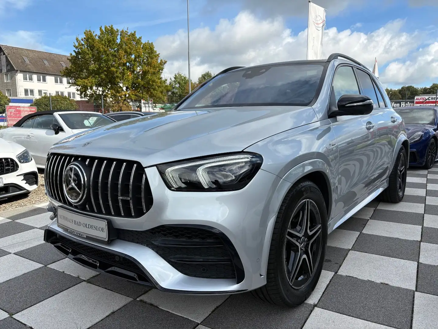 Mercedes-Benz GLE 53 AMG +Pano+NightPck+Burmester Silber - 1