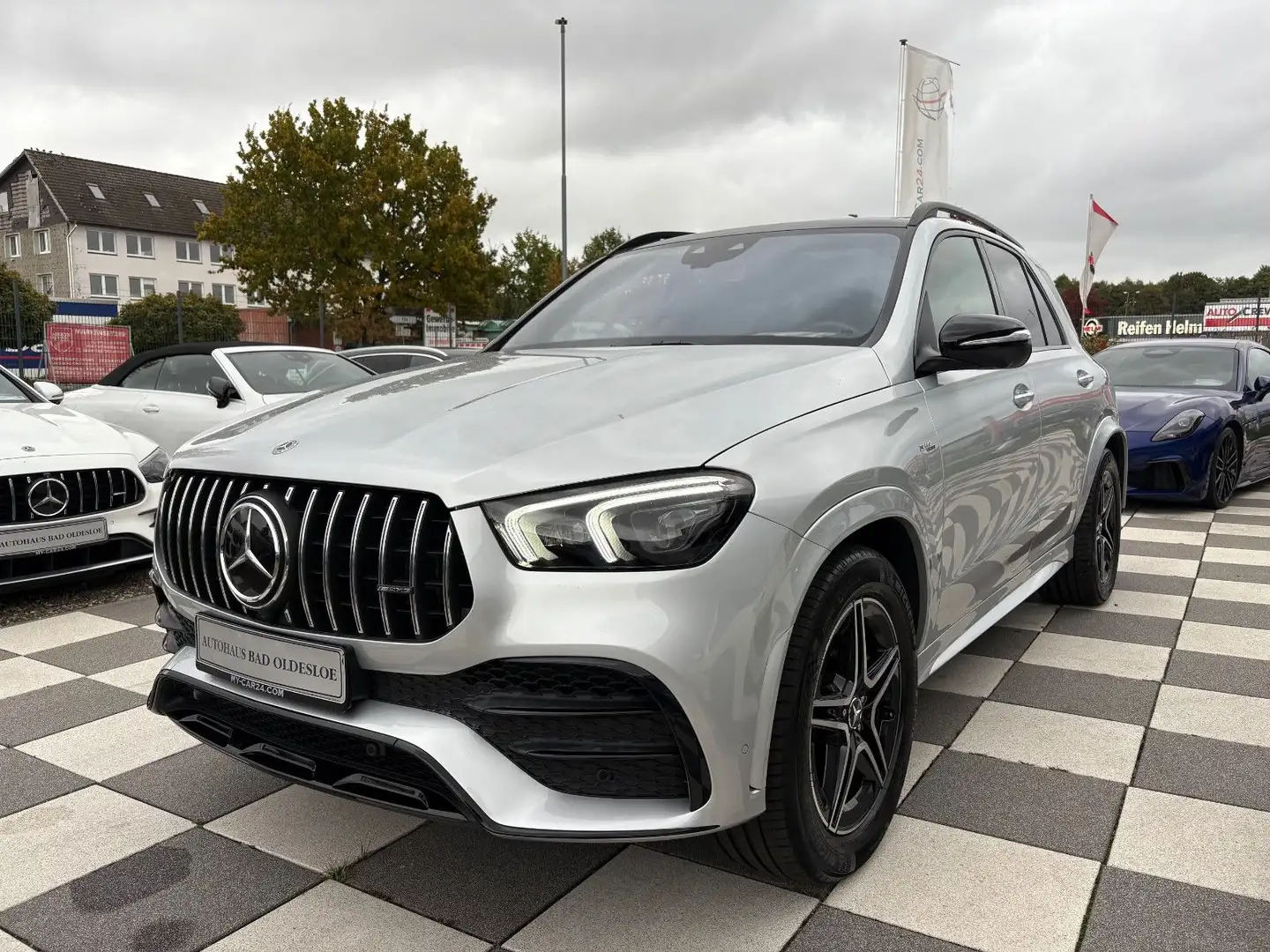 Mercedes-Benz GLE 53 AMG +Pano+NightPck+Burmester Silber - 2
