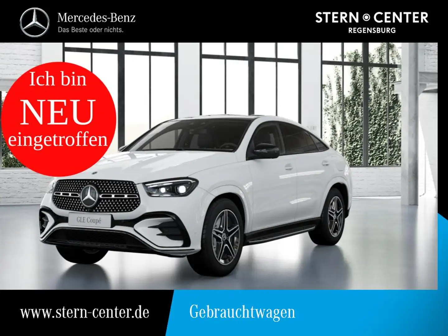 Mercedes-Benz GLE 400 e 4M+Coupé+AMG+Night+DISTRONIC+Pano-Dach Weiß - 1