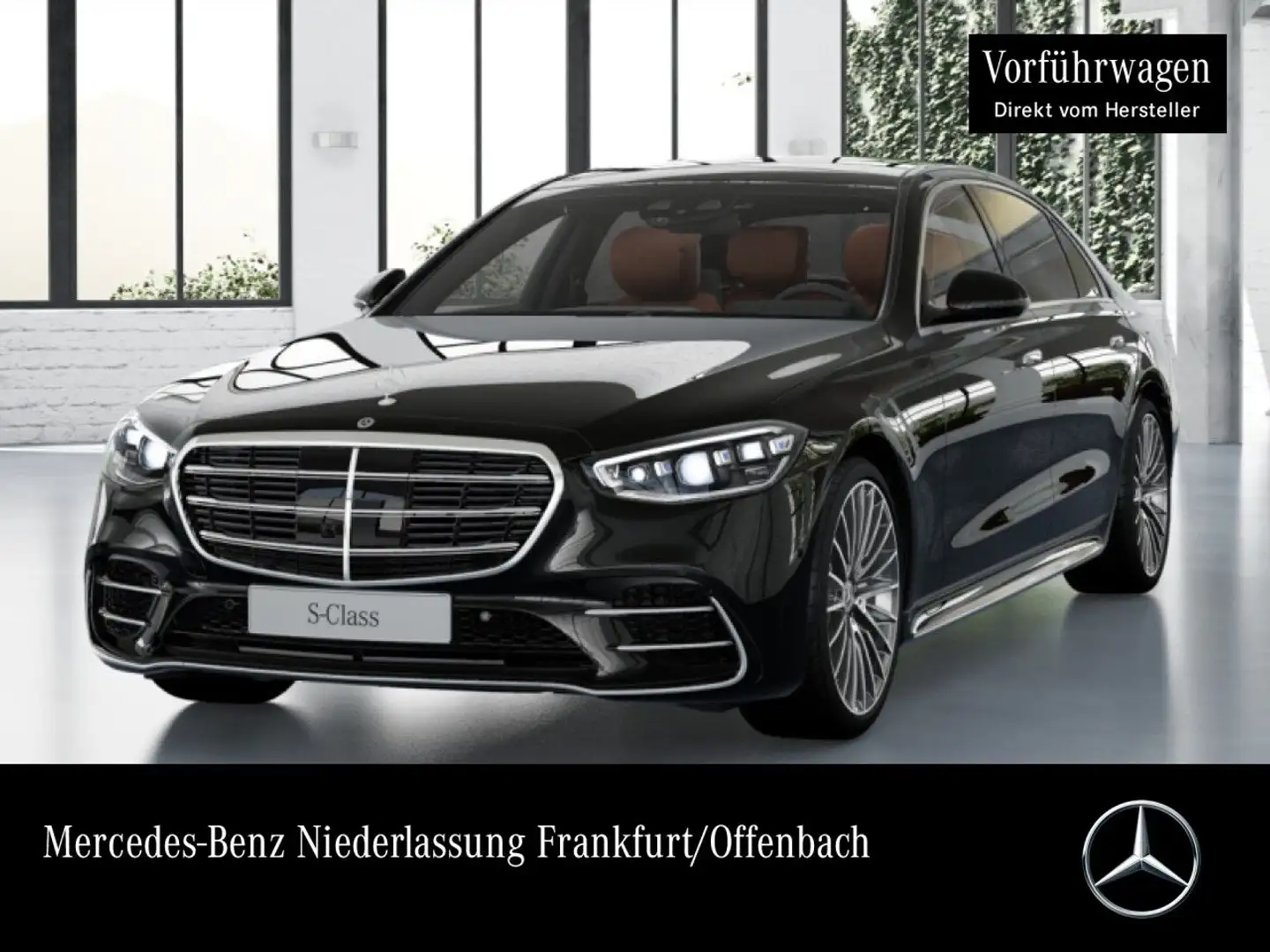 Mercedes-Benz S 450 d L 4M AMG+PANO+360+DIGITAL-L+BURMESTER3D Noir - 1