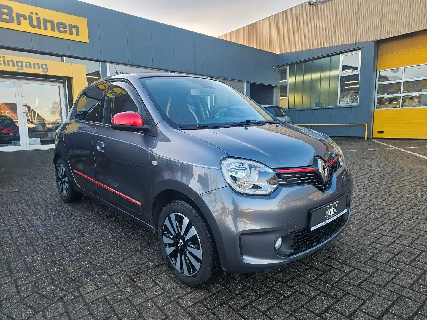 Renault Twingo 0,9 TCe 90 Intens Faltdach, SHZ, RfK, PDC Gris - 1
