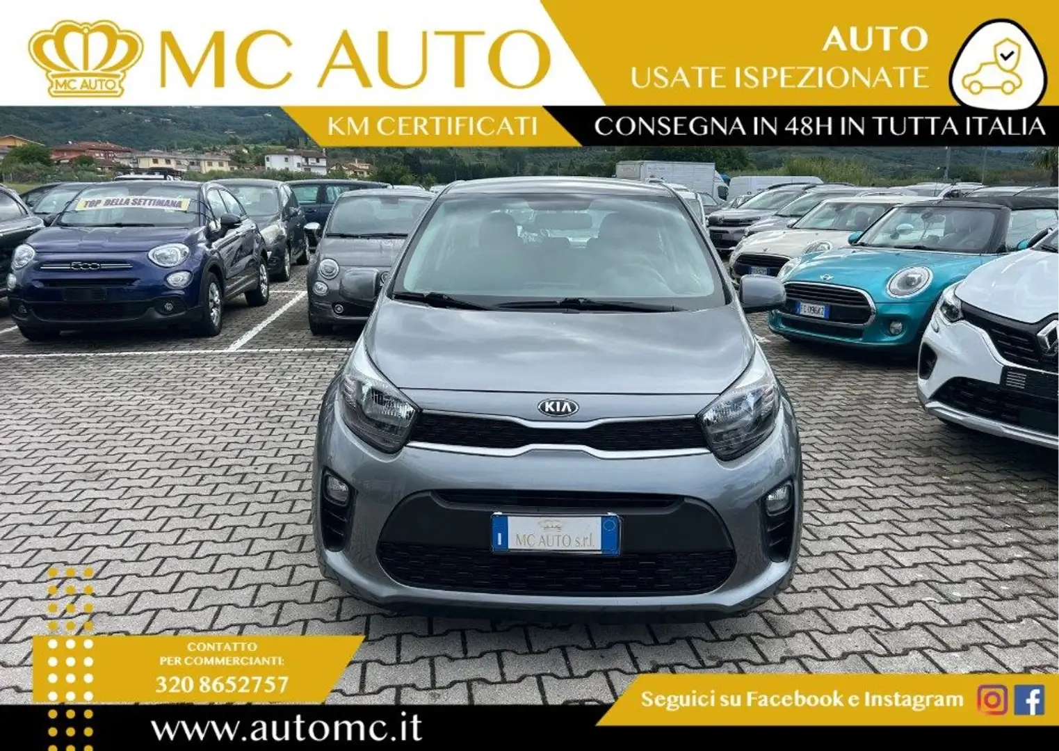 Kia Picanto 1.0 12V GPL 5 porte Style Grigio - 2