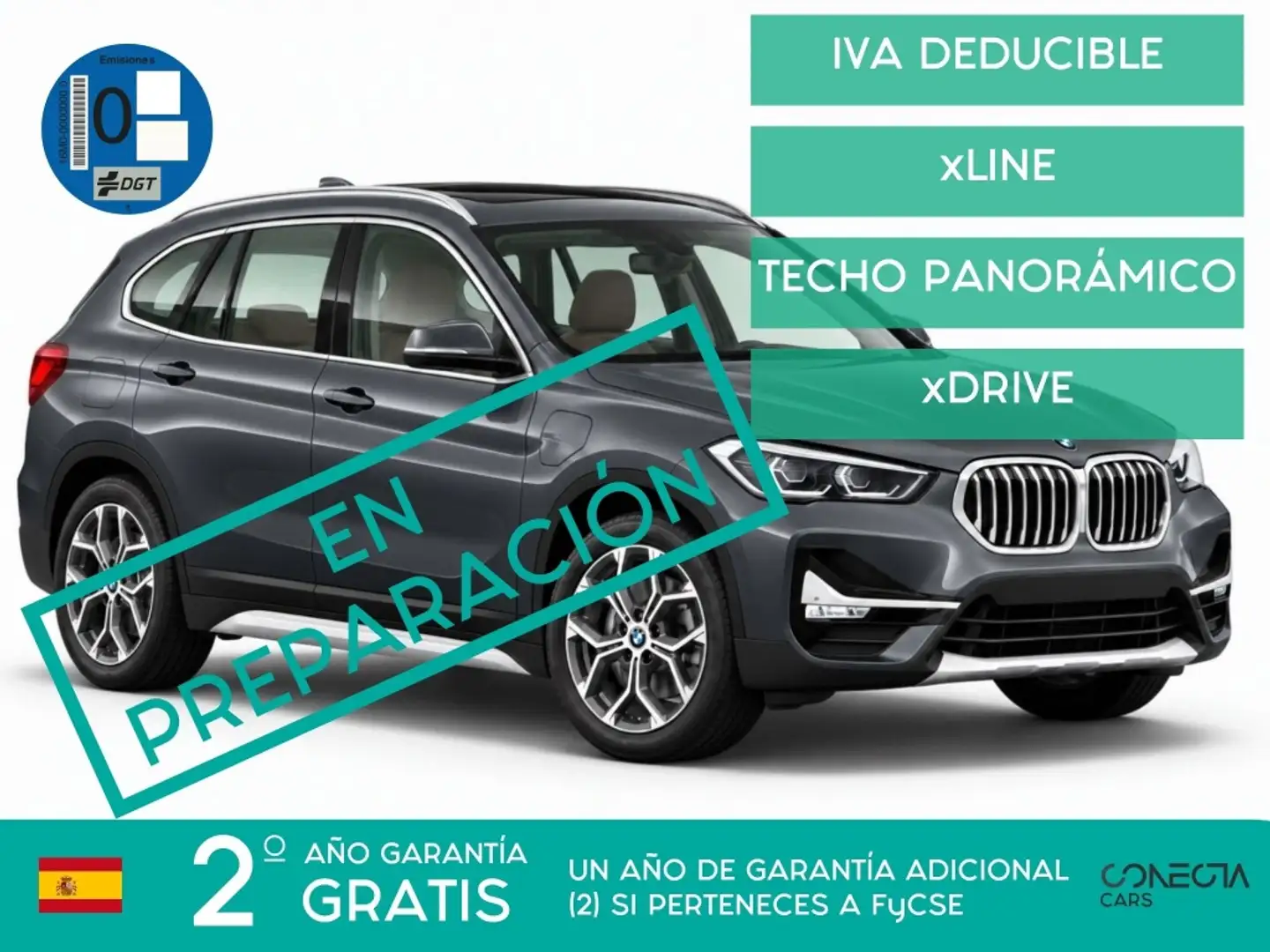 BMW X1 xDrive25eA Gris - 1