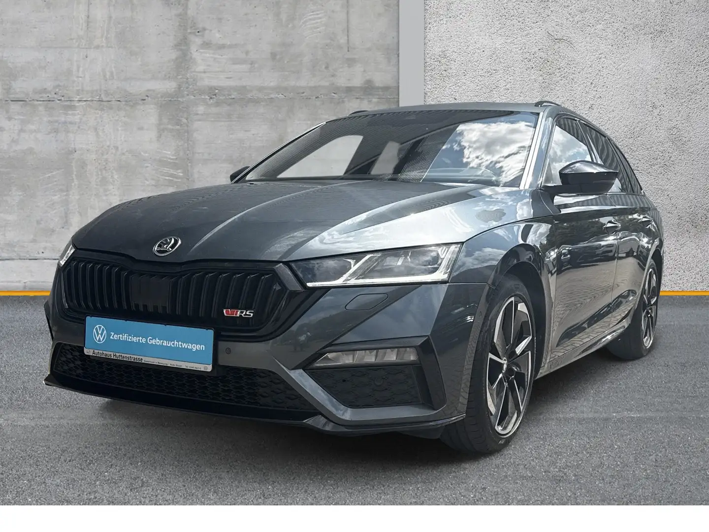 Skoda Octavia Combi RS TDI DSG 4x4 HuD AHK Grau - 1