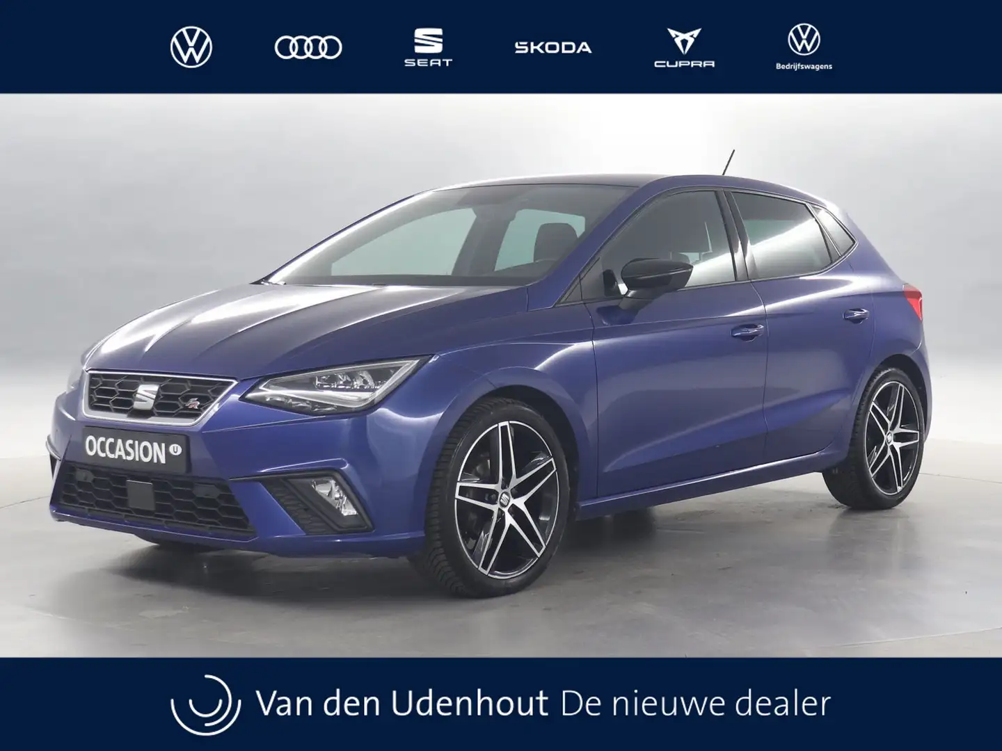 SEAT Ibiza 1.0 TSI 95pk FR Business Intense / Navigatie / Cam Blauw - 1