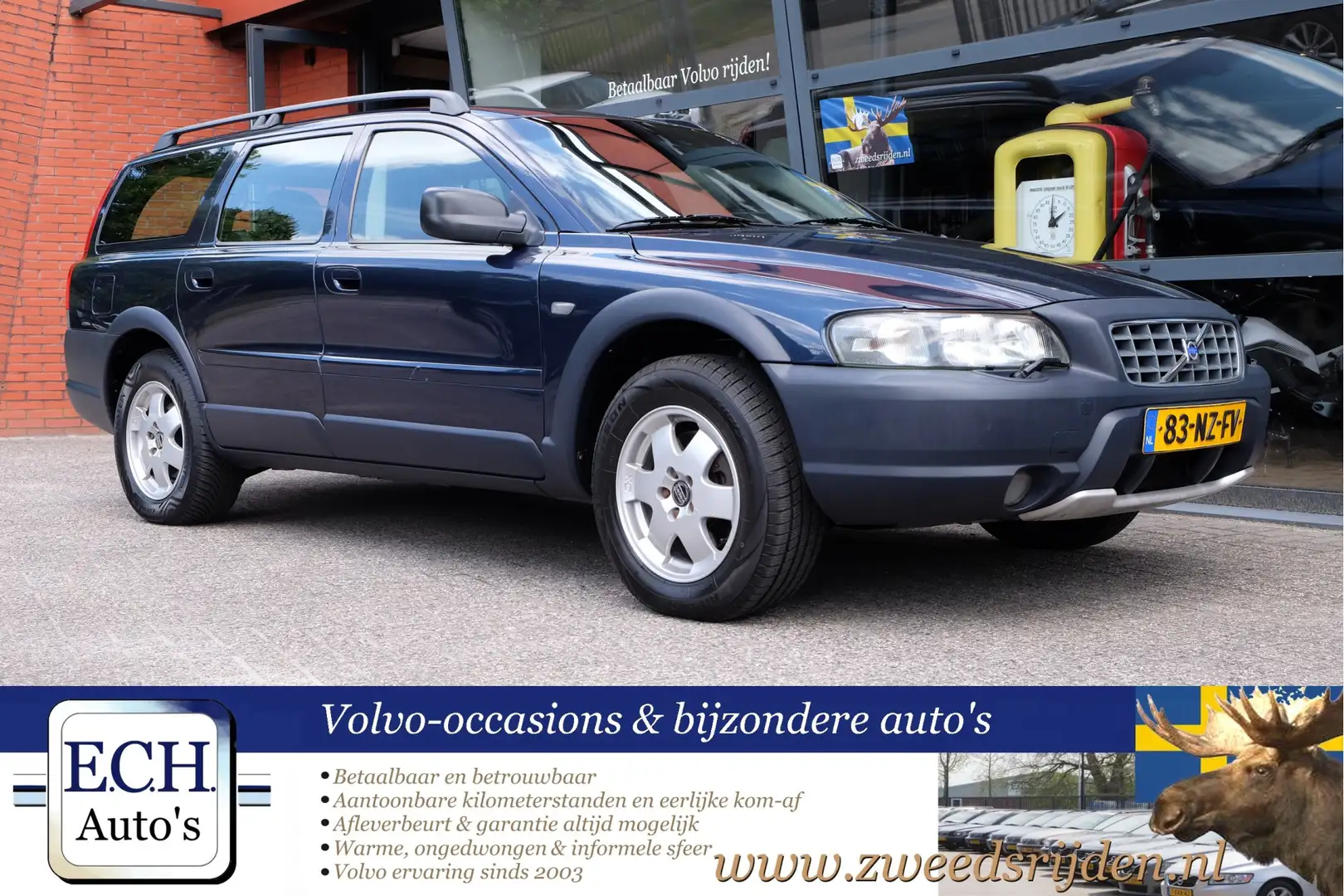 Volvo XC70 2.5T 210 pk Comfort Line, Leer, Elektr. stoel, Tre Blauw - 1