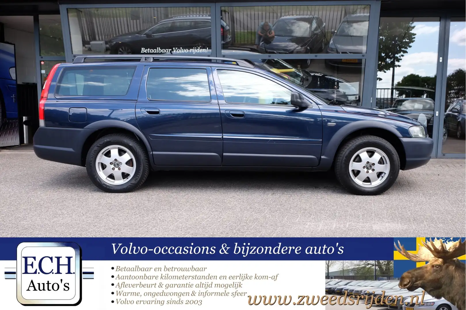 Volvo XC70 2.5T 210 pk Comfort Line, Leer, Elektr. stoel, Tre Blauw - 2