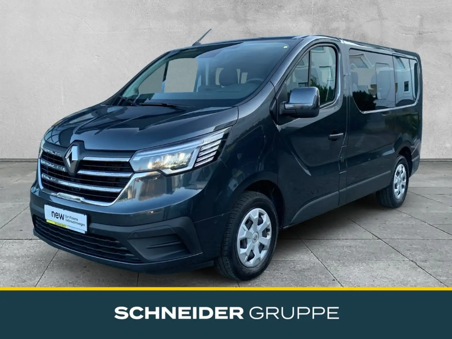Renault Trafic Kombi L1H1 EDC LED+NAVI+SHZ+9Sitz+TEMP Grau - 1