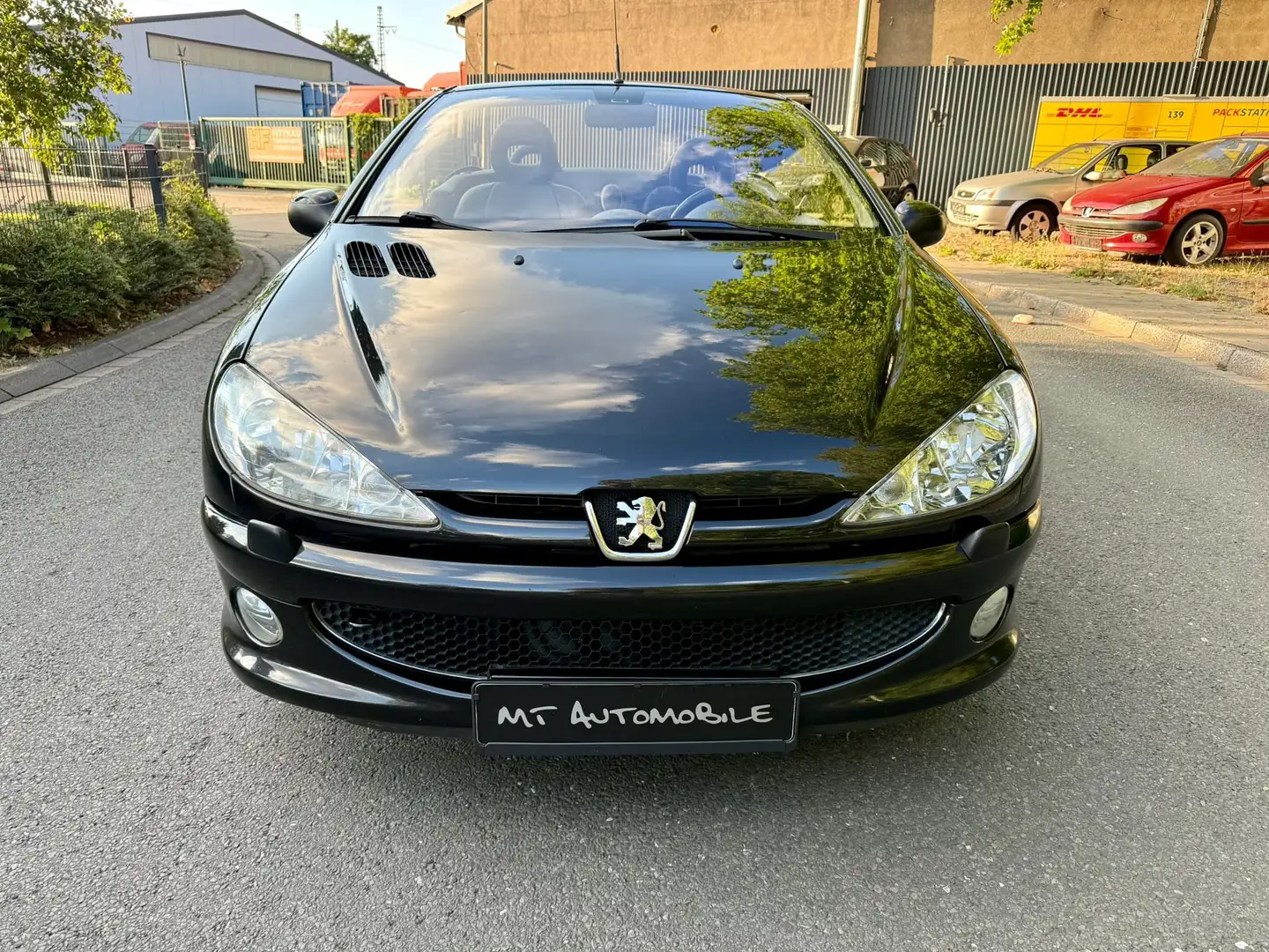 Peugeot 206 CC Platinum*Allwetter Reifen*2 Hand*Klima*Leder!! Nero - 2