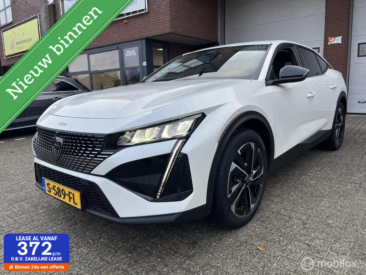 Peugeot 408 1.2 PureTech Allure Pack 130 EAT8 CRUISE*LED*PDC* Wit - 1