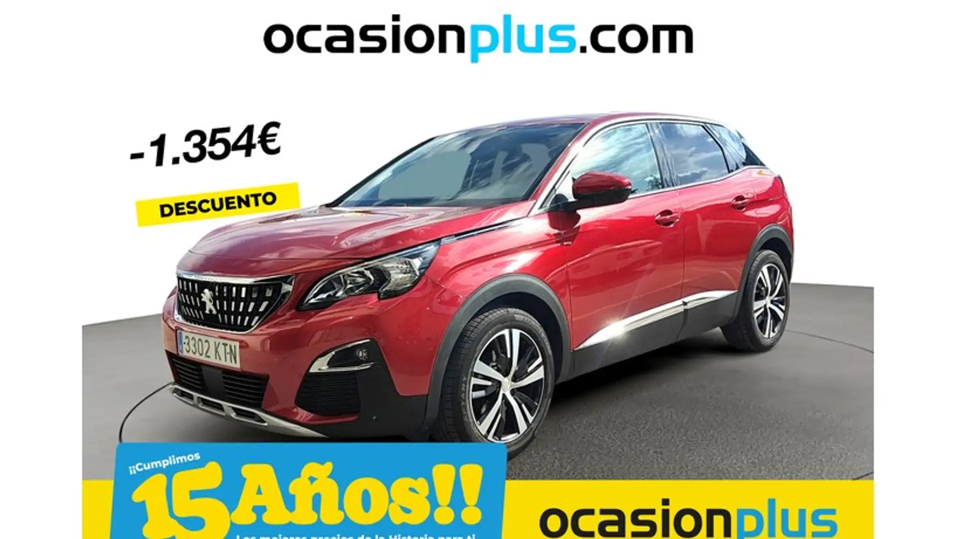 Peugeot 3008 1.2 PureTech S&S Allure 130 Rojo - 1