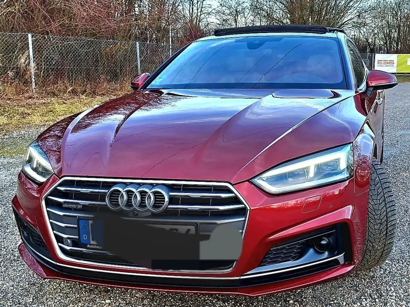 Audi A5 quattro sport voll Ausstattung Rot - 1
