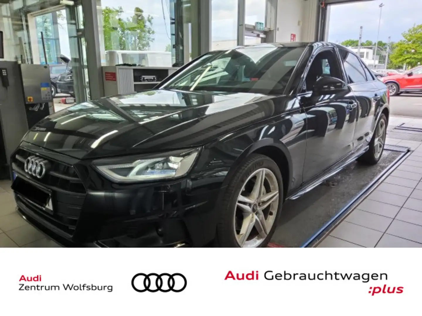 Audi A4 40 TDI S-tronic advanced LED/Navi/Rückfahrkam Schwarz - 1
