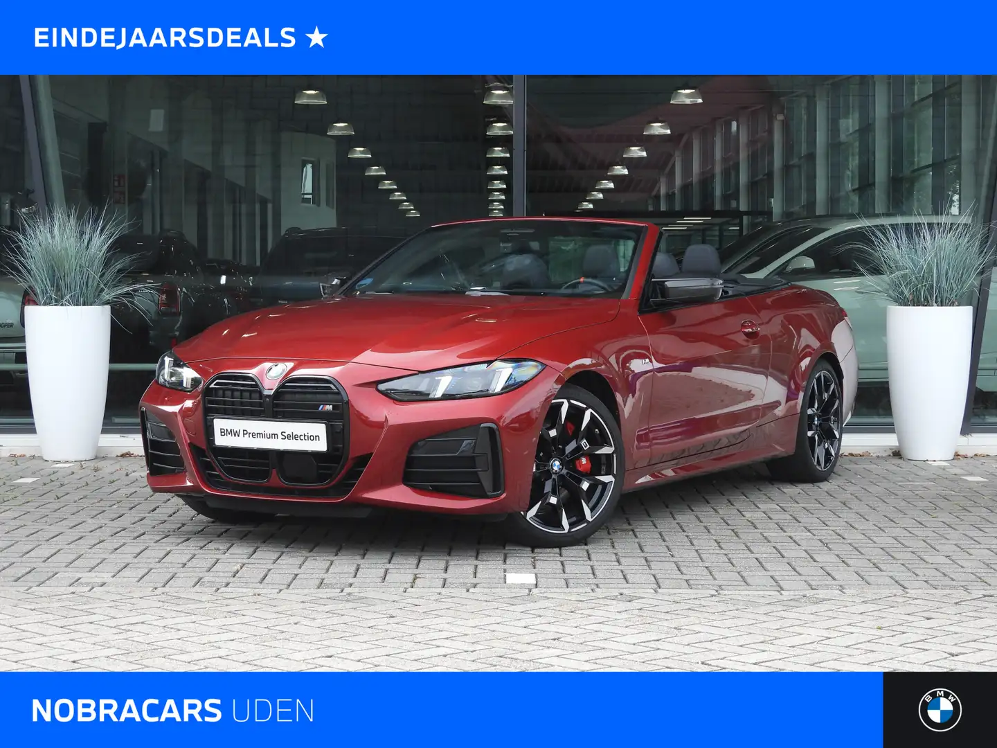 BMW 440 4 Serie Cabrio M440i xDrive High Executive Automaa Rot - 1