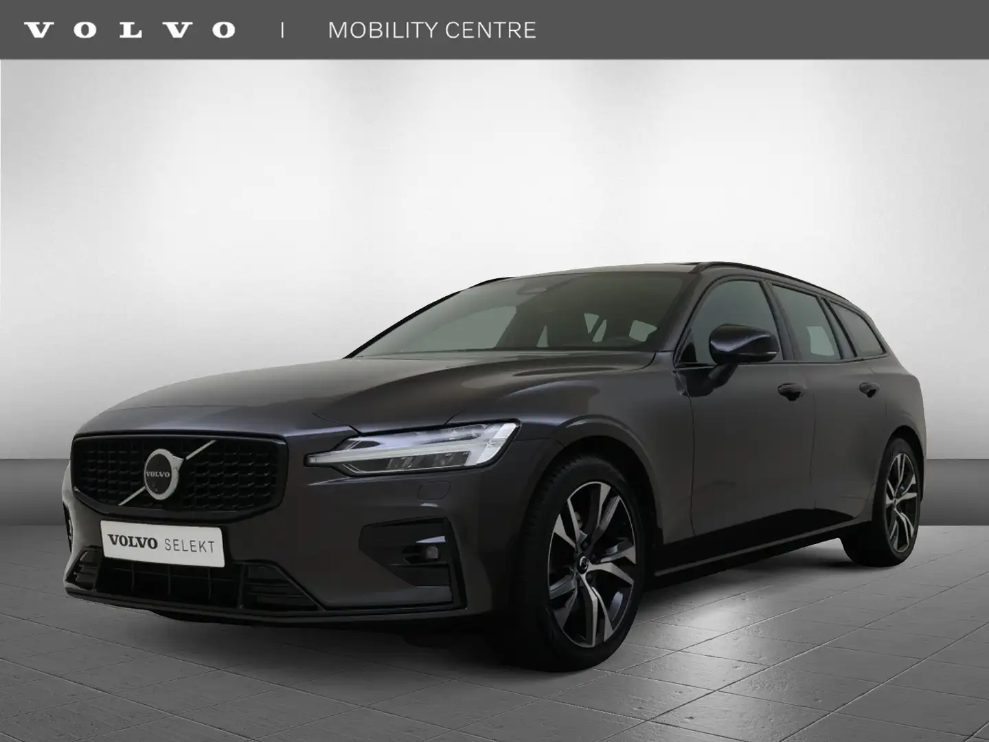 Volvo V60 B3 Plus Dark | Trekhaak | Panoramadak | Rondomzich Grijs - 1