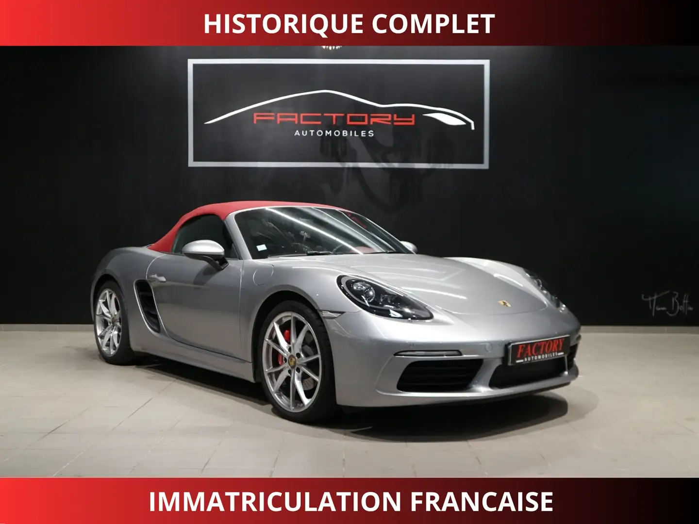 Porsche Boxster (982) 2.5 350CH S PDK EURO6 Grau - 1