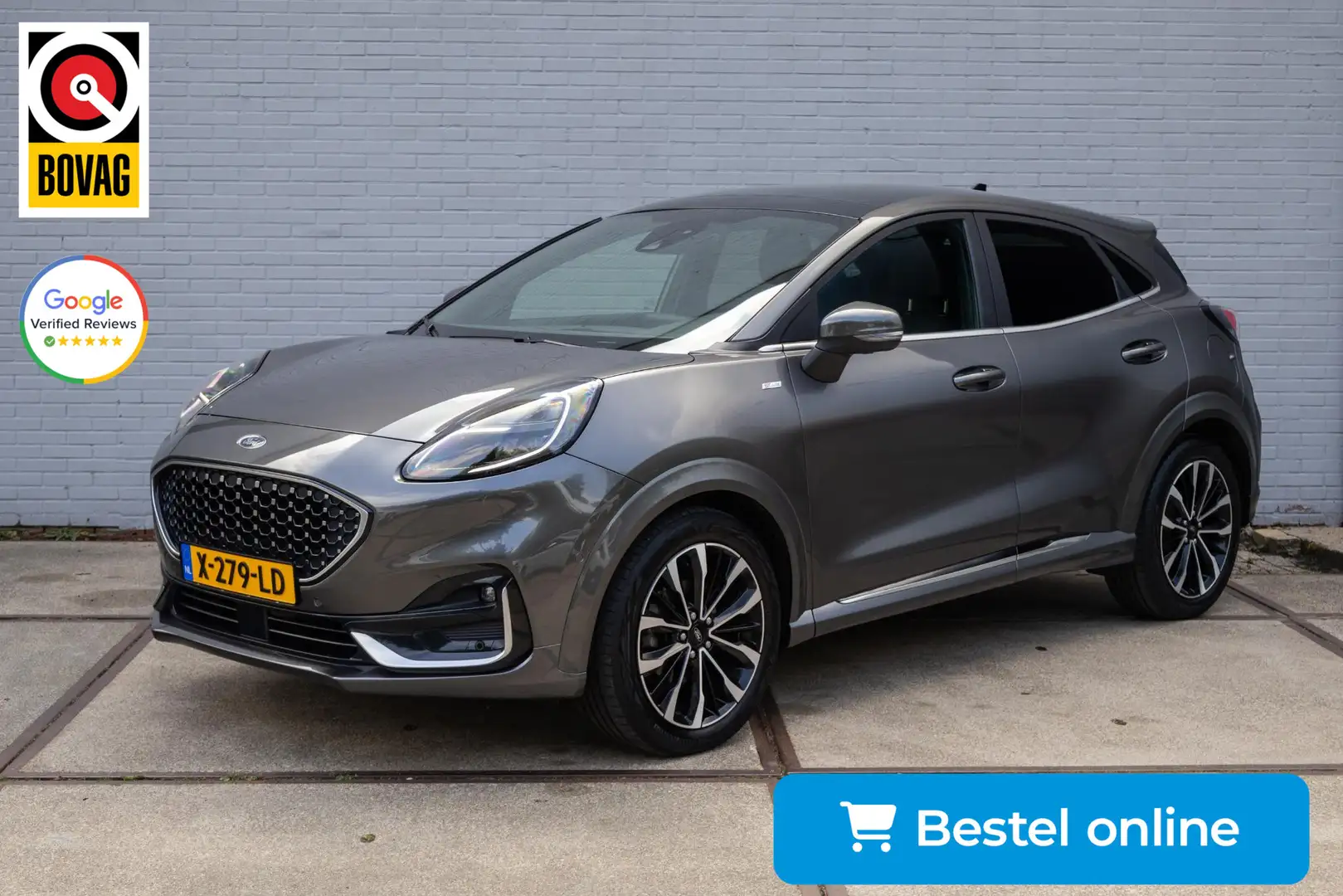 Ford Puma 1.0 EcoBoost Titanium X Vignale ST-Line Grijs - 1