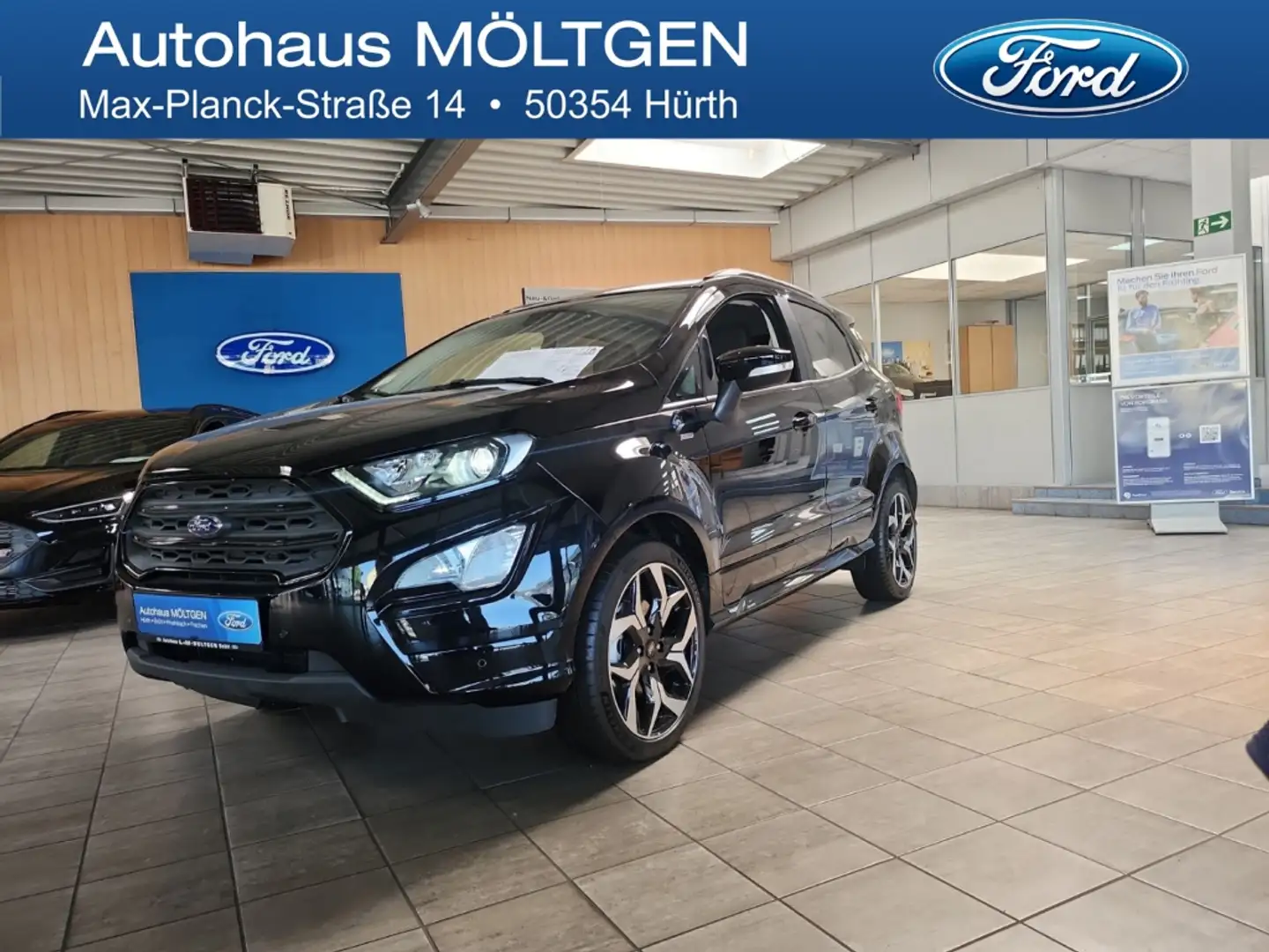 Ford EcoSport ST-Line Navi Winterpaket Klimaautomatik Kamera Černá - 1
