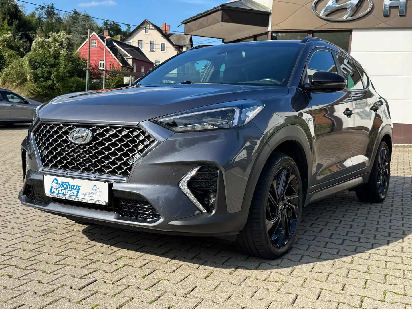 Hyundai TUCSON 1.6 T-GDi 4WD N-Line Gris - 1