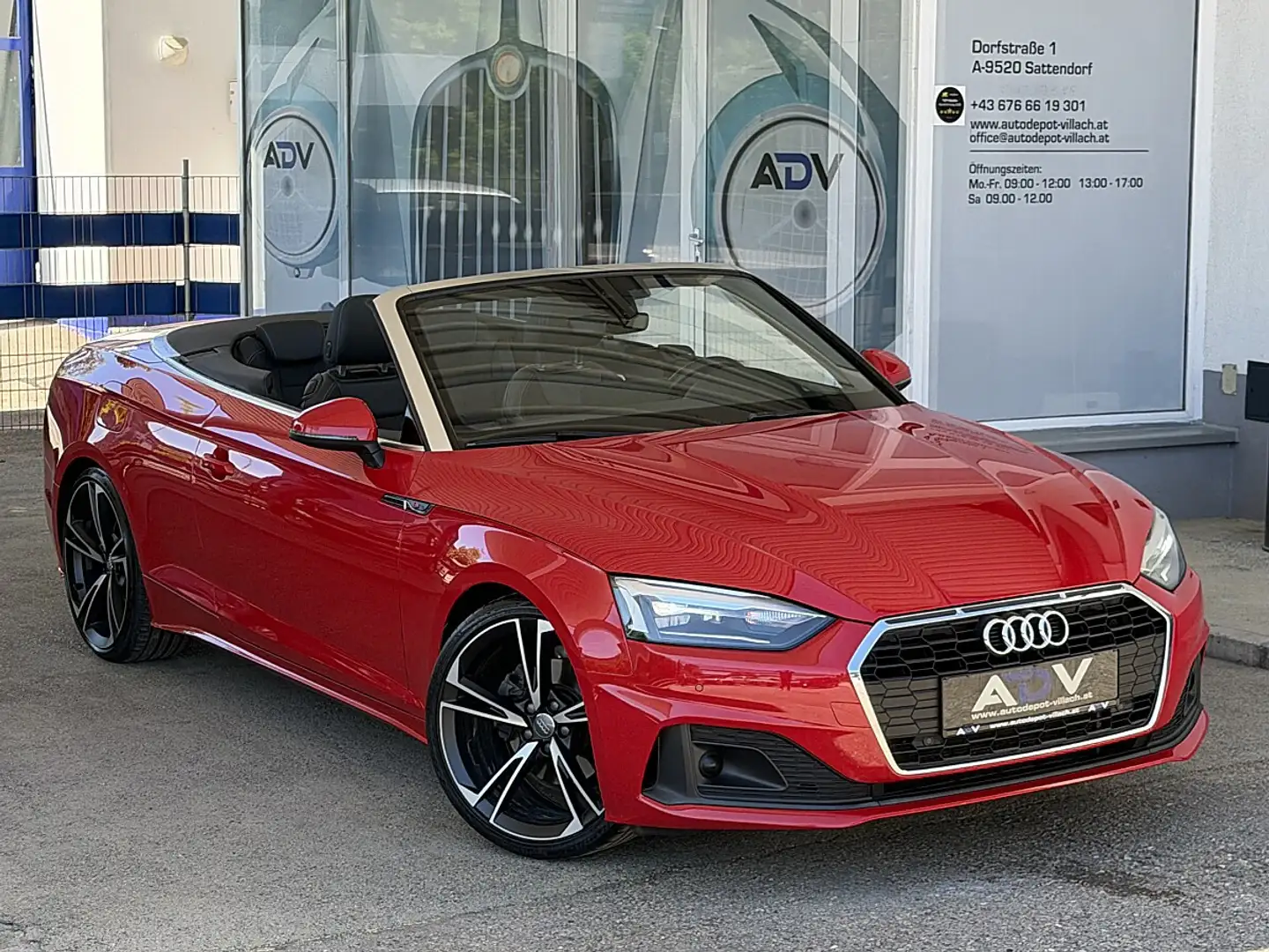 Audi A5 Cabrio 2,0 TDI S-line S-tronic Rot - 1