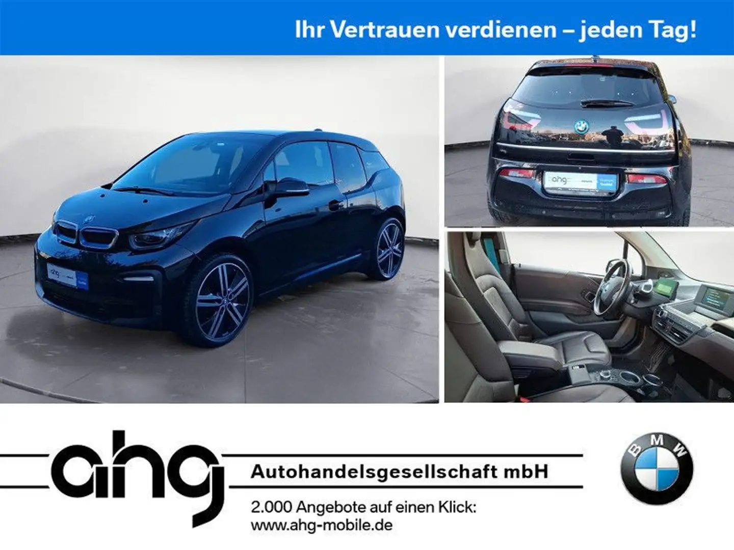 BMW i3 (120 Ah), Navi Business Klimaaut. PDC Schwarz - 1