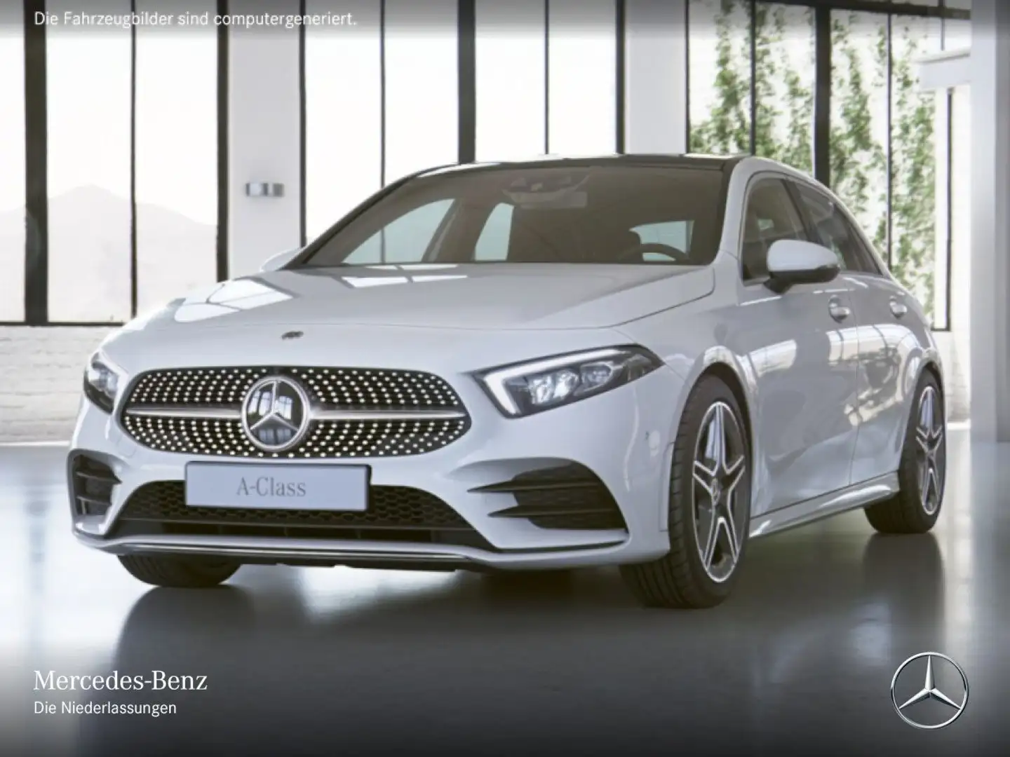 Mercedes-Benz A 250 e AMG+PANO+360°+LED+8G Weiß - 2
