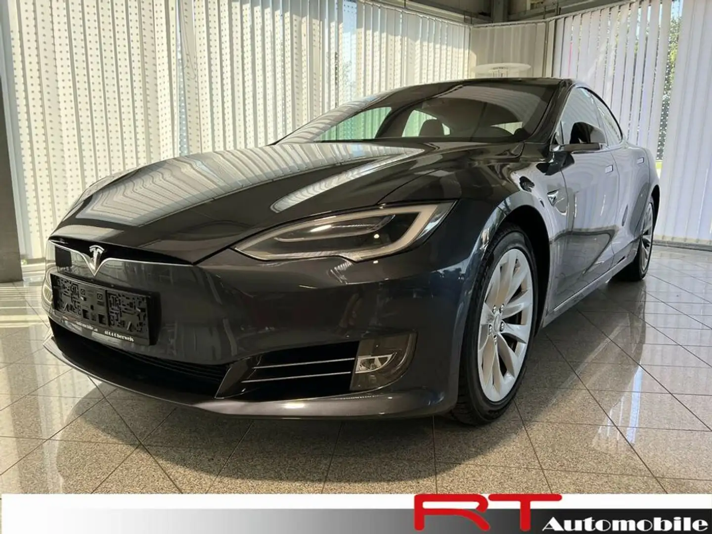 Tesla Model S 75 ''Panoramadach-Navi'' Gris - 1