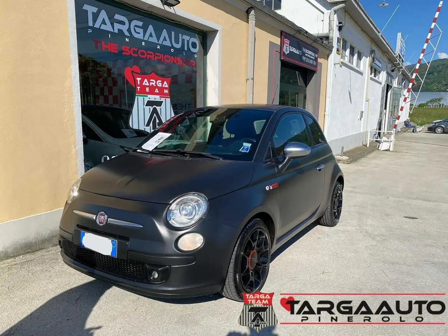 Fiat 500 0.9 TwinAir Turbo Matt Black Noir - 1