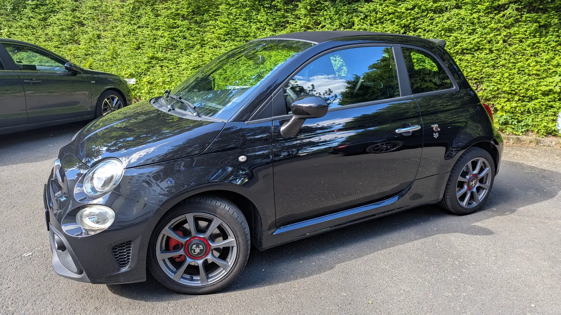Abarth 595C 500 595 Abarth Cabrio Чорний - 1