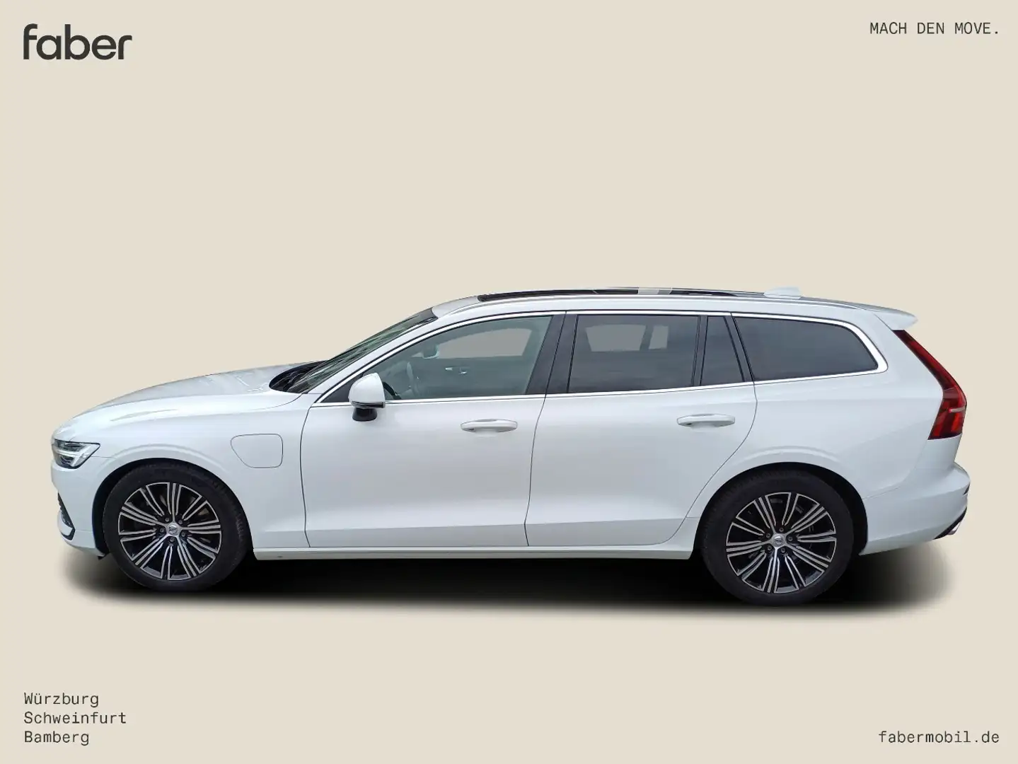Volvo V60 T6 Inscription Expression PiH AWD Blanco - 1