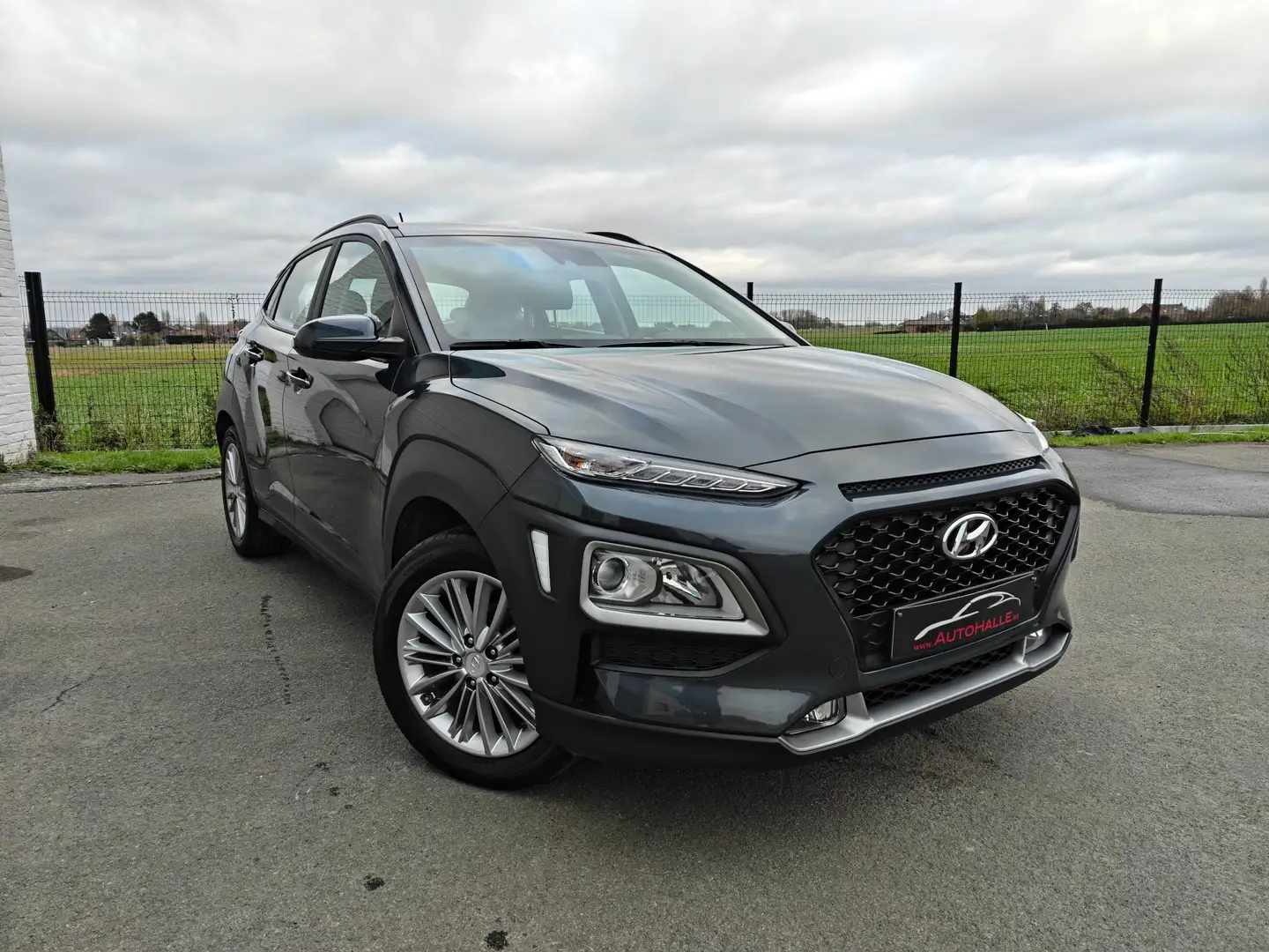 Hyundai KONA Kona 1.0 T-GDi Sky Sensation 39.000km-12M GARANTIE Gris - 1
