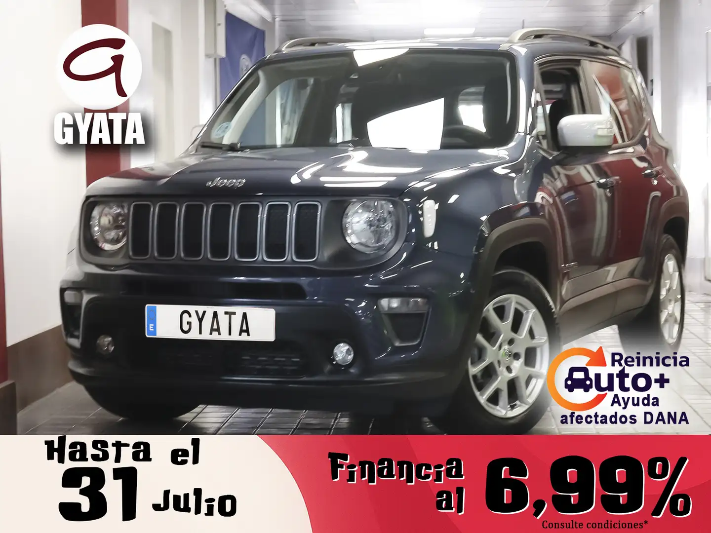 Jeep Renegade 1.6Mjt Limited 4x2 96kW Azul - 1