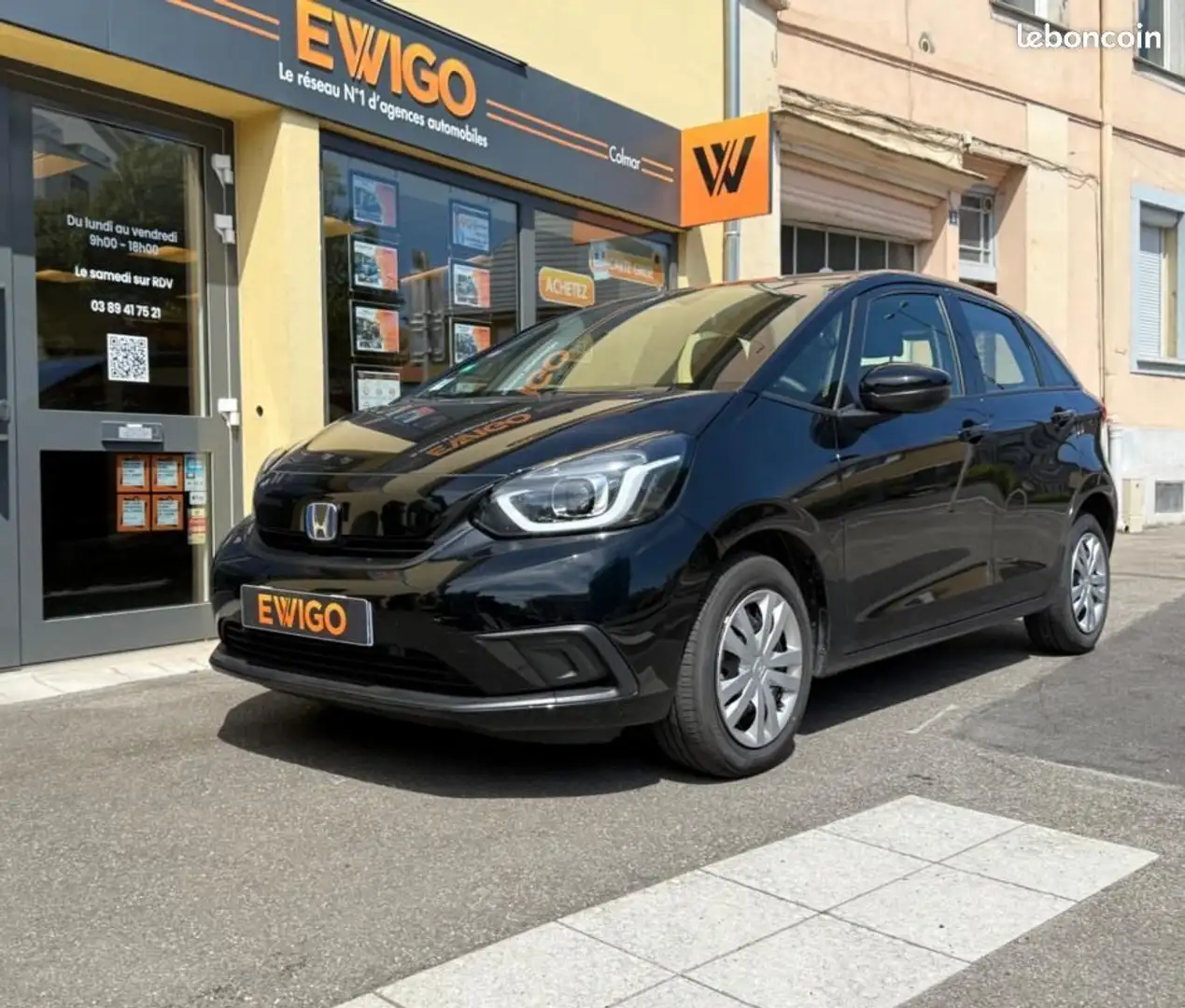 Honda Jazz 1.5 I-MMD E-HEV 109H 95 FULL-HYBRID ELEGANCE BVA-G Noir - 1