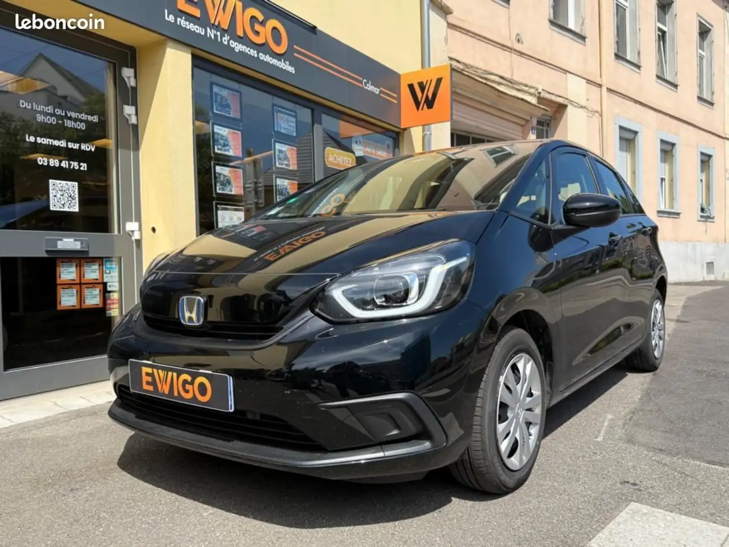 Honda Jazz 1.5 I-MMD E-HEV 109H 95 FULL-HYBRID ELEGANCE BVA-G Noir - 2