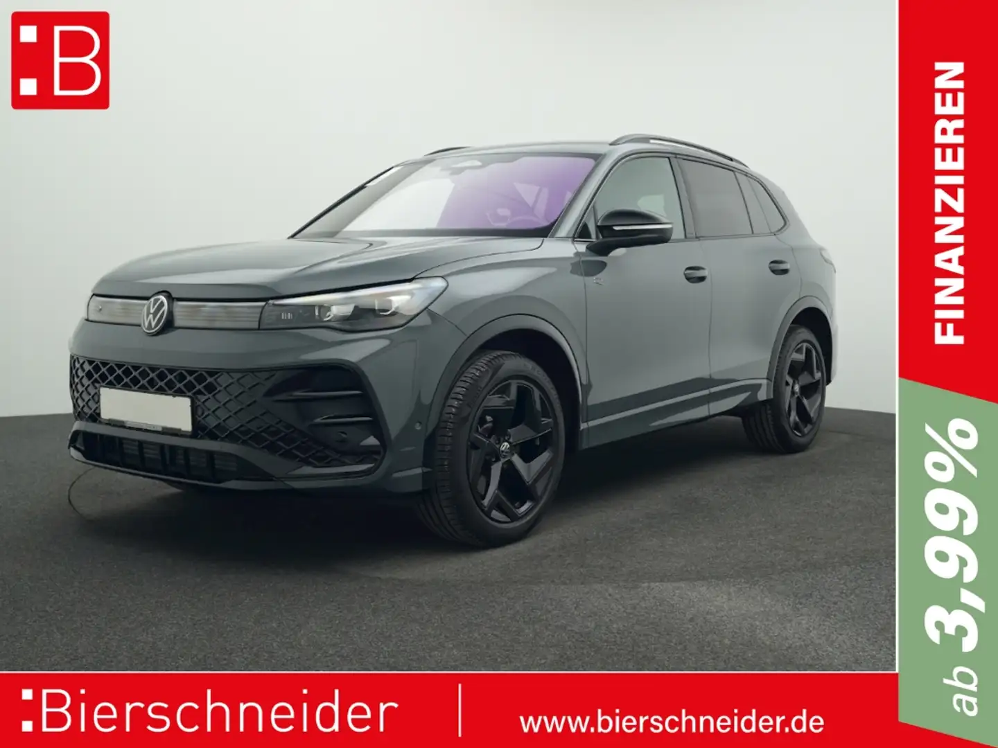 Volkswagen Tiguan 2.0 TDI DSG 4Mo. R-Line BLACK-STYLE STANDHZ AHK DC Grau - 1