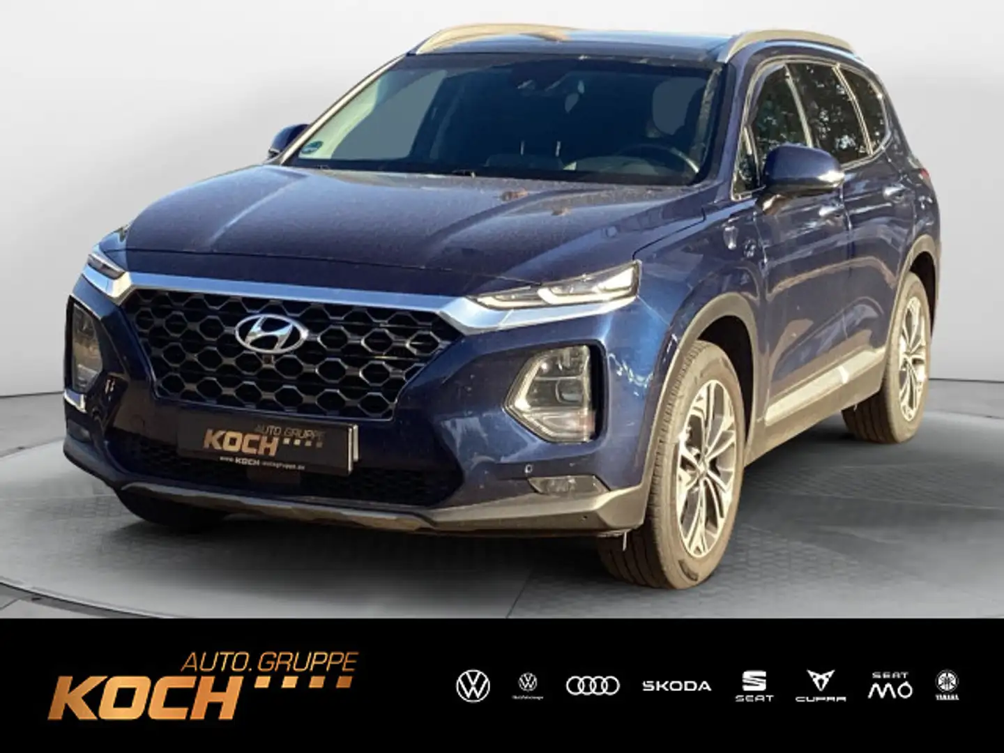 Hyundai SANTA FE 2.2 CRDI 4WD Premium NAVI Pano Head up Blauw - 1