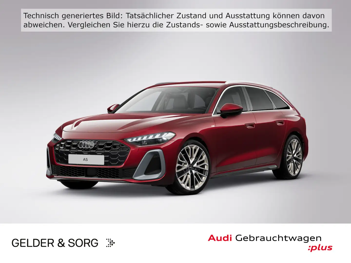 Audi A5 40 TFSI S line AHK*RFK*LED*Virtual*Navi Rot - 1