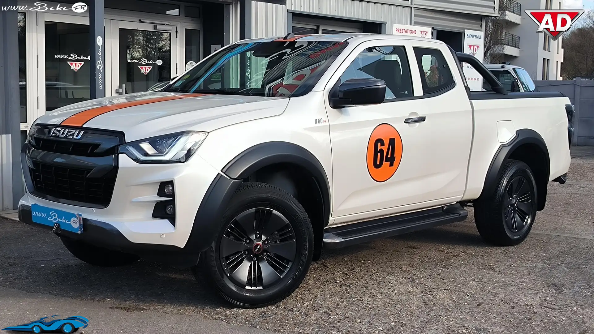 Isuzu D-Max N60 SPACE CAB 1.9 164 CH 4X4 BVA FF Білий - 1
